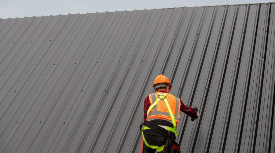 Professional metal roof installation services in Longbranch, WA
